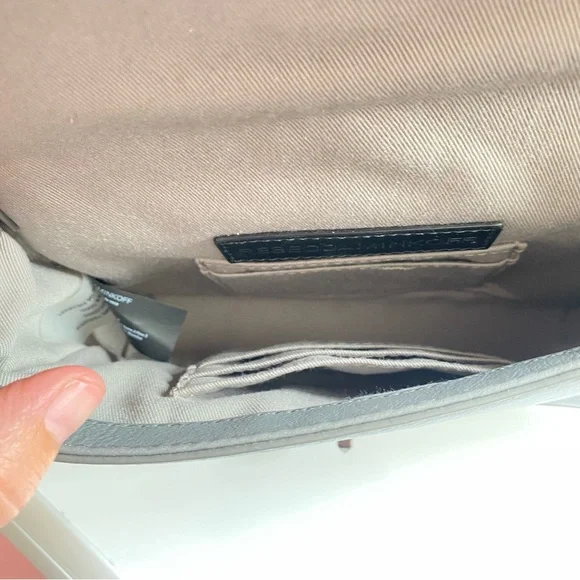 Rebecca Minkoff Leather Embroidered Crossbody Bag in Grey - Picture 4 of 12